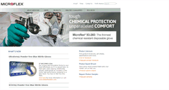 Desktop Screenshot of international.microflex.com